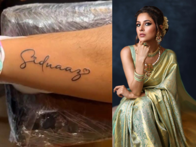 Shehnaaz Gill's tattoo